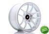 Llanta exclusiva Jr Wheels Jr29 15x8 Et28-37 4h Blank White