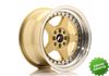 Llanta exclusiva Jr Wheels Jr6 16x9 Et20 4x100 108 Gold W Machined Li P