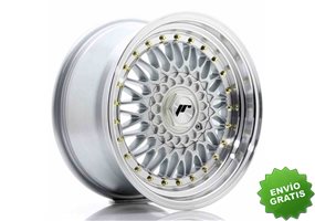 Llanta exclusiva Jr Wheels Jr9 16x8 Et25 4x100 108 Silver W Machined  Lip