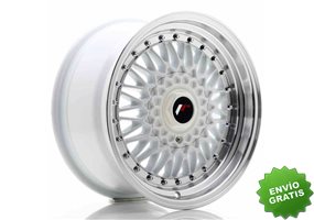 Llanta exclusiva Jr Wheels Jr9 16x8 Et25 4x100 108 White W Machined L Ip