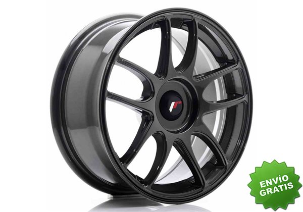 Llanta exclusiva Jr Wheels Jr29 16x7 Et20-42 Blank Hyper Gray