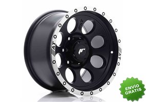 Llanta exclusiva Jr Wheels Jrx4 16x9 Et0 6x139.7 Matt Black W Machine D Lip