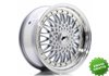 Llanta exclusiva Jr Wheels Jr9 17x7.5 Et20 4x100 108 Silver W Machined% 20lip