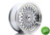 Llanta exclusiva Jr Wheels Jr9 17x8.5 Et20 4x100 108 Silver W Machined% 20lip