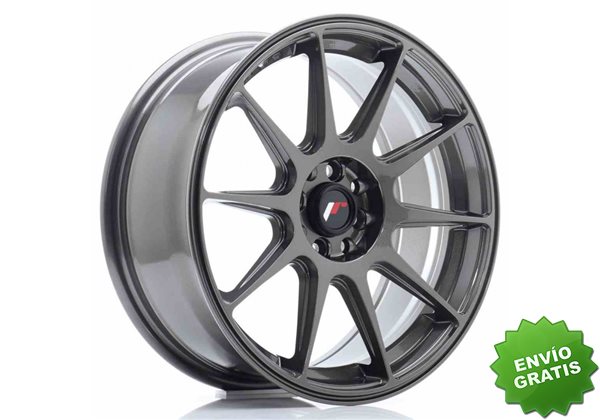 Llanta exclusiva Jr Wheels Jr11 17x7.25 Et25 4x100 108 Hyper Gray