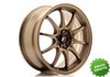 Llanta exclusiva Jr Wheels Jr5 17x7.5 Et35 4x100 114.3 Dark Anodized  Bronze