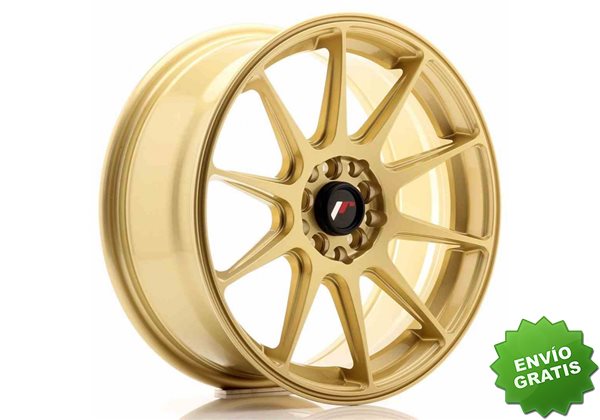 Llanta exclusiva Jr Wheels Jr11 17x7.25 Et35 5x100 114.3 Gold