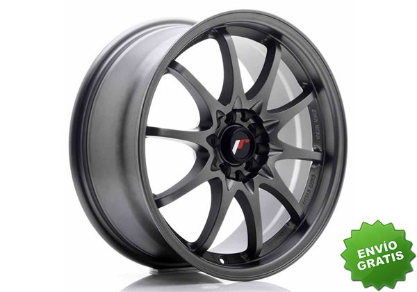 Llanta exclusiva Jr Wheels Jr5 17x7.5 Et35 5x100 114.3 Matt Gun Metal