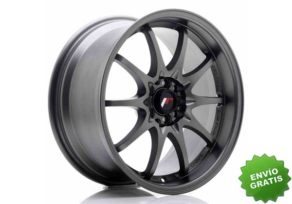 Llanta exclusiva Jr Wheels Jr5 17x8.5 Et35 5x100 114.3 Matt Gun Metal
