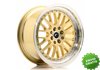 Llanta exclusiva Jr Wheels Jr10 17x8 Et35 4x100 114 Gold W Machined L Ip