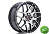 Llanta exclusiva Jr Wheels Jr18 17x7 Et40 4x100 114 Black Machined