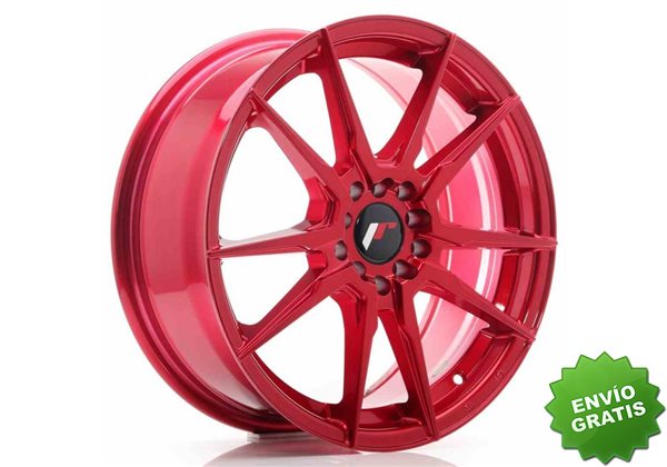 Llanta exclusiva Jr Wheels Jr21 17x7 Et40 5x100 114 Platinum Red