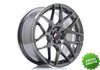 Llanta exclusiva Jr Wheels Jr18 17x8 Et25 4x100 108 Hyper Gray
