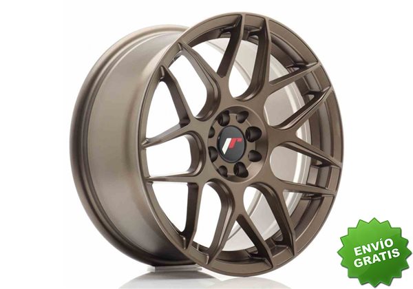 Llanta exclusiva Jr Wheels Jr18 17x8 Et25 4x100 108 Matt Bronze