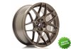 Llanta exclusiva Jr Wheels Jr18 17x8 Et25 4x100 108 Matt Bronze