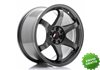 Llanta exclusiva Jr Wheels Jr3 17x9 Et25 4x108 114.3 Gun Metal