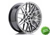 Llanta exclusiva Jr Wheels Jr28 17x8 Et35 5x100 Hyper Black