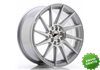 Llanta exclusiva Jr Wheels Jr22 17x8 Et35 4x100 114 Silver Machined F Ace