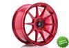 Llanta exclusiva Jr Wheels Jr11 17x8.25 Et35 5x100 114.3 Platinum Red