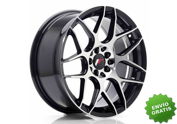 Llanta exclusiva Jr Wheels Jr18 17x8 Et35 5x100 114 Gloss Black Machi Ned