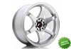 Llanta exclusiva Jr Wheels Jr3 17x8 Et35 5x100 114 Matt Silver Machin Ed Face