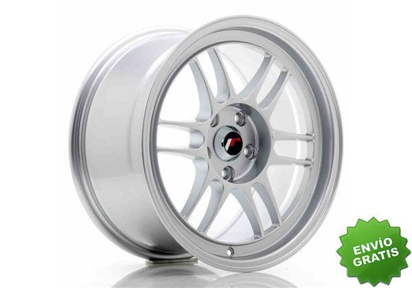 Llanta exclusiva Jr Wheels Jr7 17x9 Et35 5x114.3 Silver