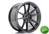 Llanta exclusiva Jr Wheels Jr21 17x8 Et35 4x100 114 Hyper Gray