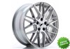 Llanta exclusiva Jr Wheels Jr28 17x7 Et40 5x112 Silver Machined Face