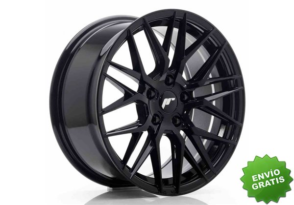Llanta exclusiva Jr Wheels Jr28 17x8 Et40 5x112 Glossy Black