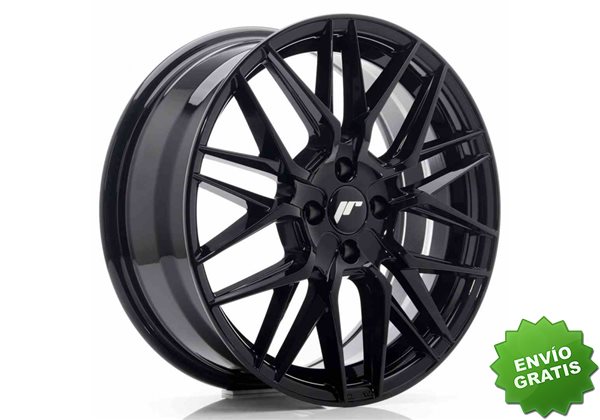 Llanta exclusiva Jr Wheels Jr28 17x7 Et40 4x100 Glossy Black