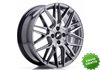 Llanta exclusiva Jr Wheels Jr28 17x7 Et40 4x100 Hyper Black