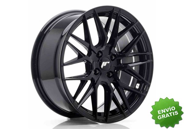 Llanta exclusiva Jr Wheels Jr28 17x8 Et40 4x100 Glossy Black