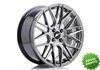 Llanta exclusiva Jr Wheels Jr28 17x8 Et40 4x100 Hyper Black