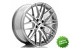 Llanta exclusiva Jr Wheels Jr28 17x8 Et40 4x100 Silver Machined Face