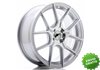 Llanta exclusiva Jr Wheels Jr30 17x7 Et40 4x100 Silver Machined Face