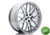 Llanta exclusiva Jr Wheels Jr28 17x8 Et40 5x114.3 Silver Machined Fac E