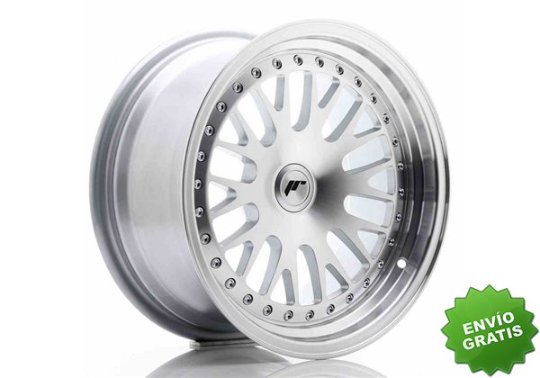 Llanta exclusiva Jr Wheels Jr10 16x8 Et20 Blank Silver Machined Face