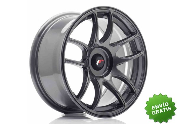 Llanta exclusiva Jr Wheels Jr29 16x8 Et20-30 Blank Hyper Gray