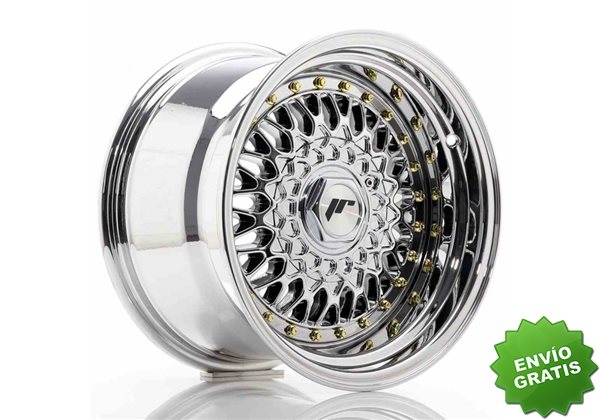 Llanta exclusiva Jr Wheels Jr9 15x9 Et10 4x100 108 Chrome