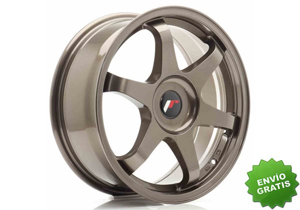 Llanta exclusiva Jr Wheels Jr3 17x7 Et35-42 Blank Bronze