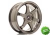 Llanta exclusiva Jr Wheels Jr3 17x7 Et35-42 Blank Bronze