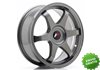 Llanta exclusiva Jr Wheels Jr3 17x7 Et35-42 Blank Gun Metal