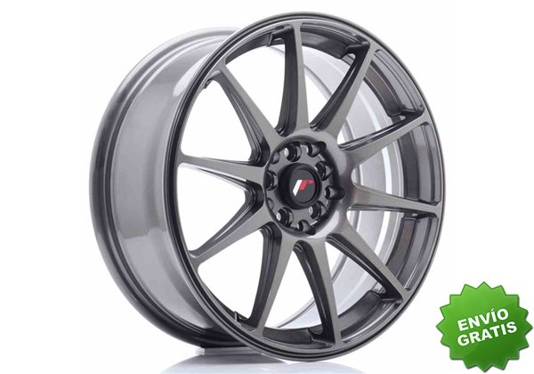 Llanta exclusiva Jr Wheels Jr11 18x7.5 Et35 5x100 120 Hyper Gray