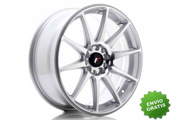 Llanta exclusiva Jr Wheels Jr11 18x7.5 Et35 5x100 120 Silver Machined