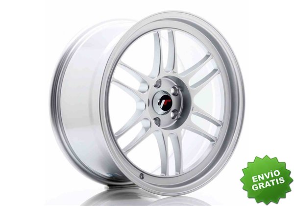 Llanta exclusiva Jr Wheels Jr7 18x9 Et35 5x114.3 Silver