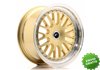 Llanta exclusiva Jr Wheels Jr10 17x8 Et35 Blank Gold W Machined Lip