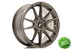 Llanta exclusiva Jr Wheels Jr21 17x7 Et25-40 Blank Matt Bronze