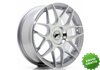 Llanta exclusiva Jr Wheels Jr18 17x7 Et20-40 Blank Machined Silver