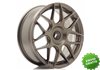 Llanta exclusiva Jr Wheels Jr18 17x7 Et20-40 Blank Matt Bronze