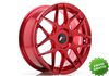 Llanta exclusiva Jr Wheels Jr18 17x7 Et20-40 Blank Platinum Red